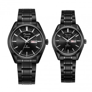 Alexandre Christie AC 8672 Full Black Couple